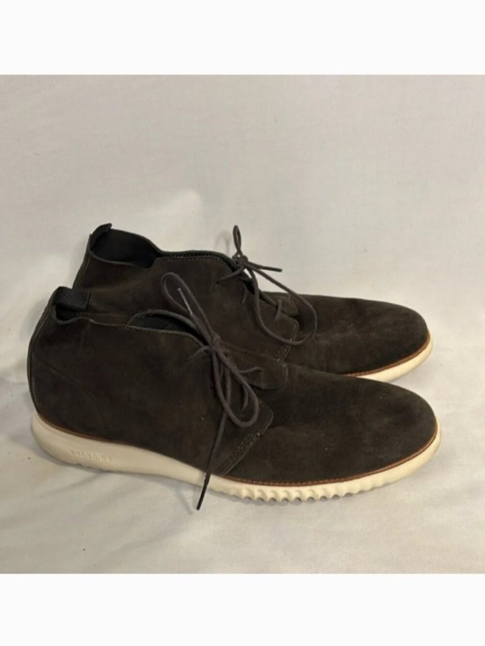 Cole Haan Zero Grand Suede Chukka Shoes Lace up Men's 13M - Picture 1 of 8